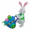 4ft. Inflatable Easter Bunny with Wheelbarrow